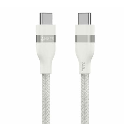 Anker Cable Type-C to Type-C 6ft 240W, A82E2H22 - White